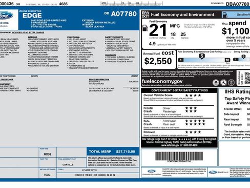 Used 2013 Ford Edge Limited image 38