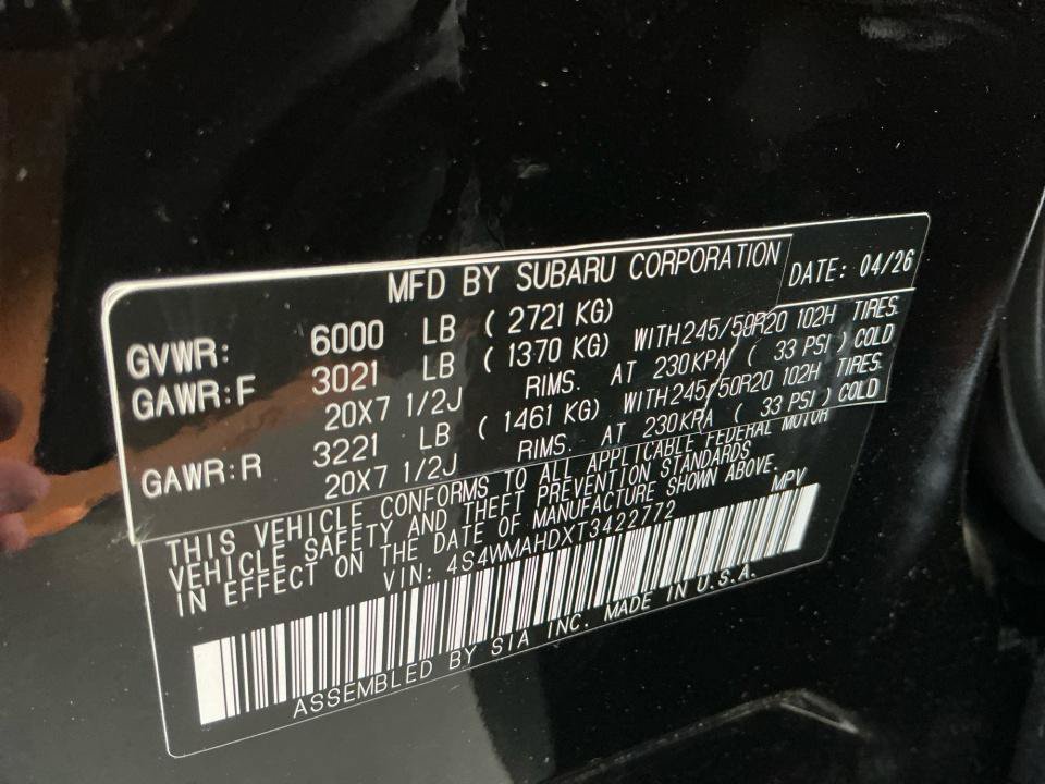 Certified 2026 Subaru Ascent Limited Bronze AWD/4WD image 39