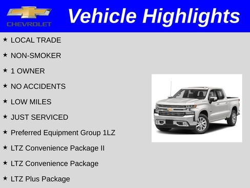 Used 2019 Chevrolet Silverado 1500 LTZ w/ LTZ Plus Package image 2