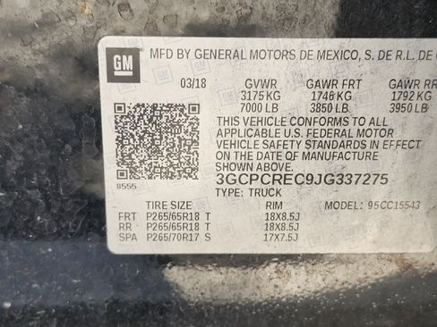 Used 2018 Chevrolet Silverado 1500 LT w/ All Star Edition RWD image 16