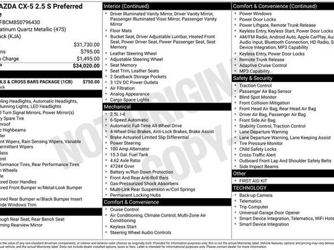 New 2025 MAZDA CX-5 AWD 2.5 S image 39