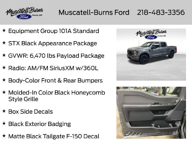 Used 2023 Ford F150 XL w/ STX Black Appearance Package AWD/4WD image 7