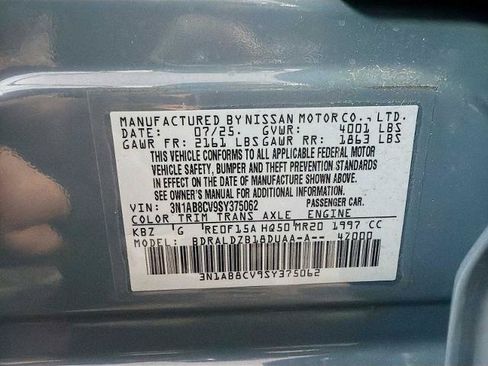 Certified 2025 Nissan Sentra SV w/ All-Weather Package FWD image 27