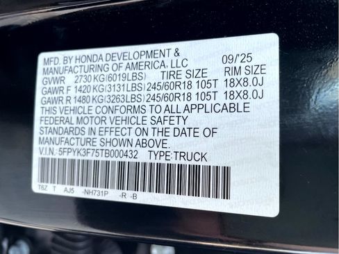 Used 2026 Honda Ridgeline TrailSport image 23