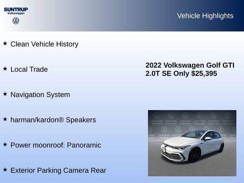Used 2022 Volkswagen GTI SE image 7