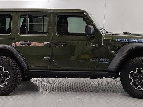 Used 2023 Jeep Wrangler Unlimited Rubicon 4xe w/ Steel Bumper Group AWD/4WD image 2