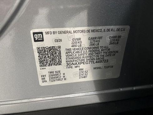 New 2026 Chevrolet Equinox LT image 14