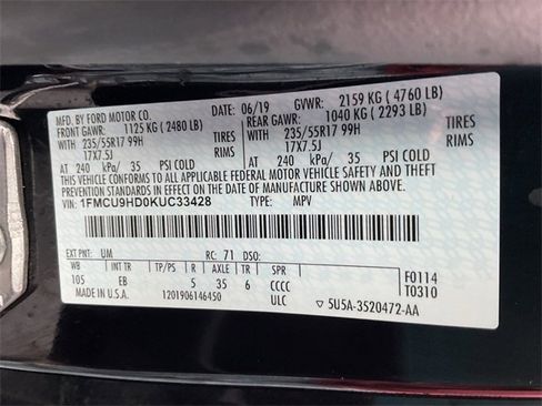 Used 2019 Ford Escape SEL image 38