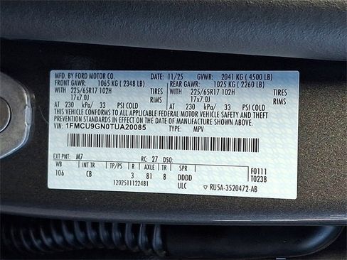 New 2026 Ford Escape Active image 17