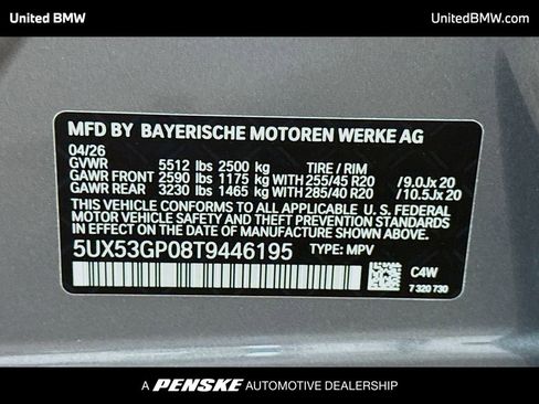 New 2026 BMW X3 xDrive30 w/ Premium Package AWD/4WD image 15