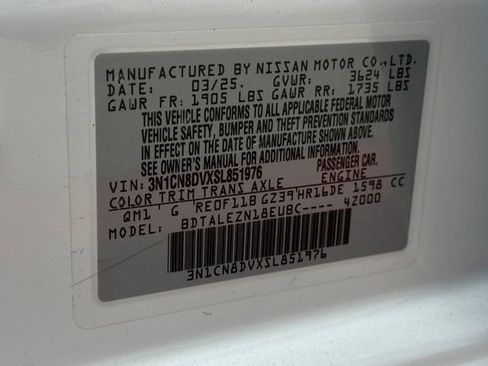 Used 2025 Nissan Versa S w/ S Plus Package image 30