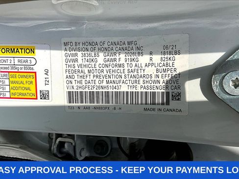Used 2022 Honda Civic LX image 18
