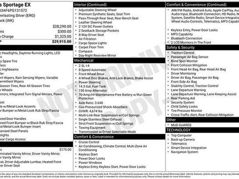Certified 2023 Kia Sportage EX FWD image 15