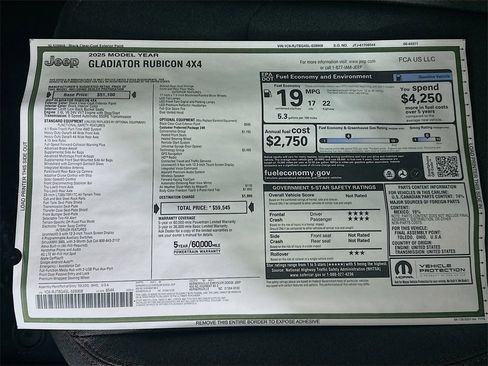 New 2025 Jeep Gladiator Rubicon w/ Convenience Group image 21