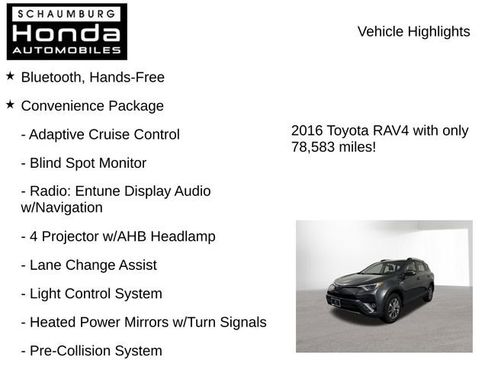 Used 2016 Toyota RAV4 XLE w/ Convenience Package AWD/4WD image 7