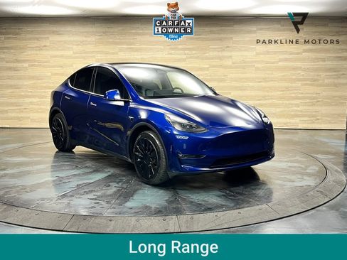 Used 2025 Tesla Model Y Long Range AWD/4WD image 1