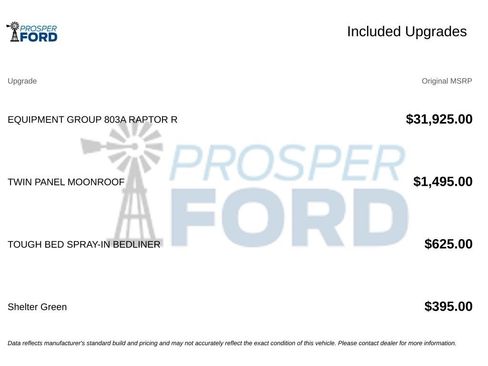 Used 2025 Ford F150 Raptor w/ Equipment Group 803A Raptor R AWD/4WD image 3