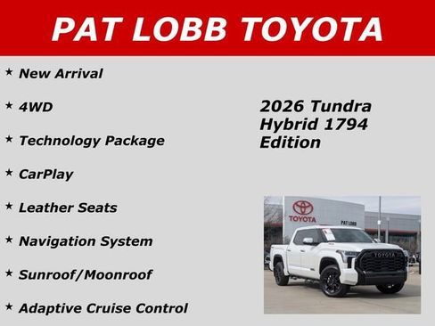 Certified 2026 Toyota Tundra 1794 Edition image 36