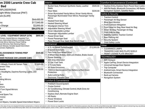 New 2025 RAM 2500 Laramie AWD/4WD image 22