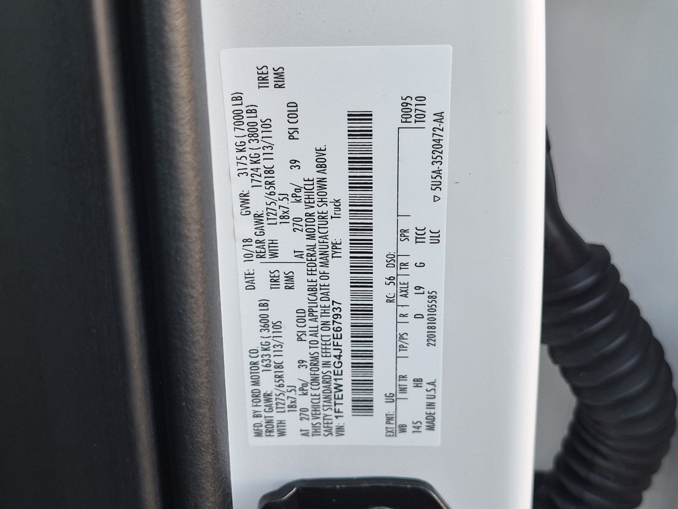 Used 2018 Ford F150 Lariat w/ Equipment Group 502A Luxury AWD/4WD image 37
