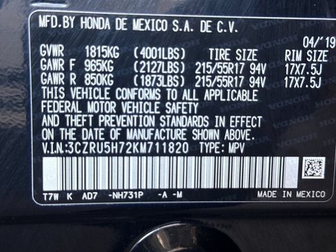 Used 2019 Honda HR-V EX-L image 27