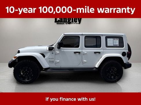Used 2021 Jeep Wrangler Unlimited Sahara w/ Cold Weather Group AWD/4WD image 2