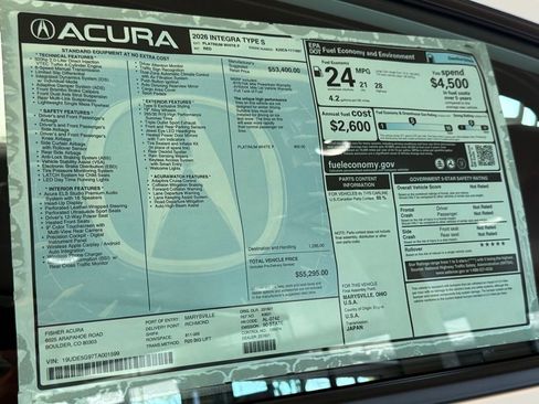 New 2026 Acura Integra Type S image 26