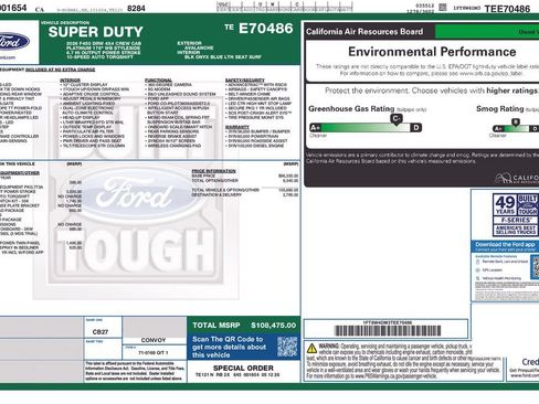 New 2026 Ford F450 Platinum w/ FX4 Off-Road Package AWD/4WD image 3