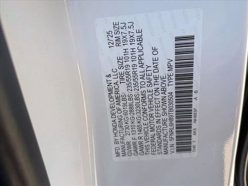 New 2026 Honda Odyssey Touring image 17