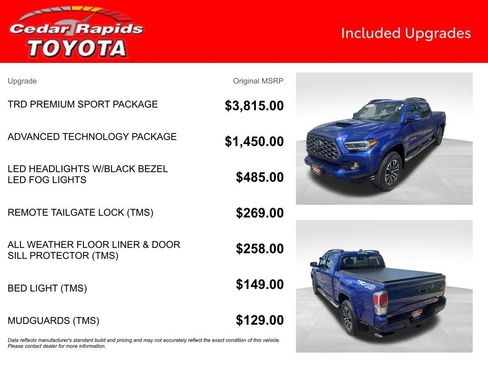 Certified 2023 Toyota Tacoma TRD Sport w/ TRD Premium Sport Package AWD/4WD image 7