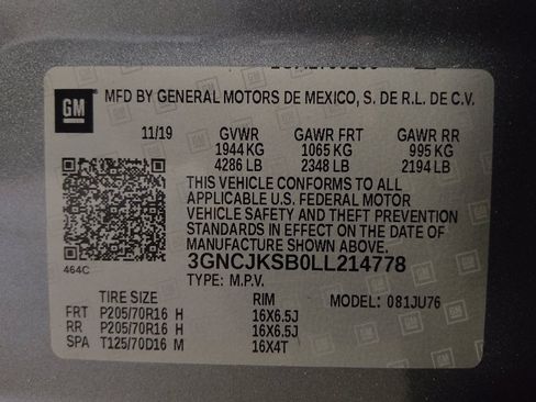Used 2020 Chevrolet Trax LS w/ Tint and Cruise Package FWD image 33