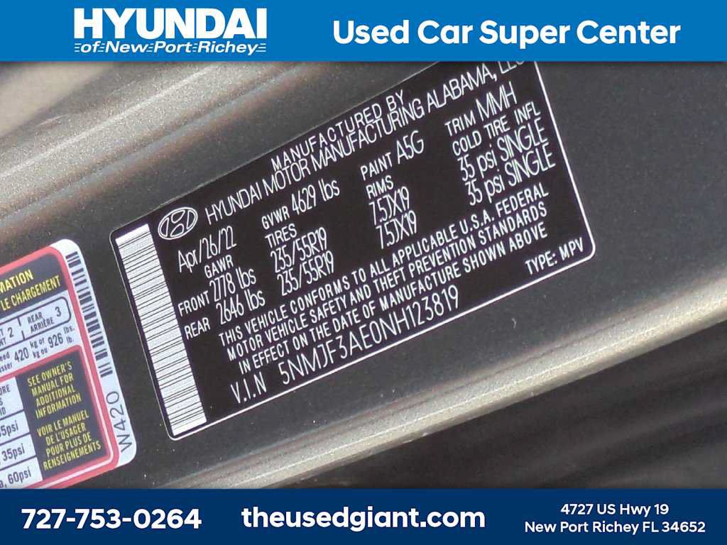 Used 2022 Hyundai Tucson SEL w/ Convenience Package FWD image 35