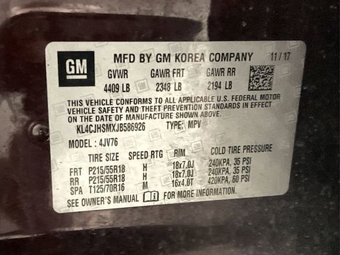 Used 2018 Buick Encore Premium w/ LPO, Road Trip Package image 11