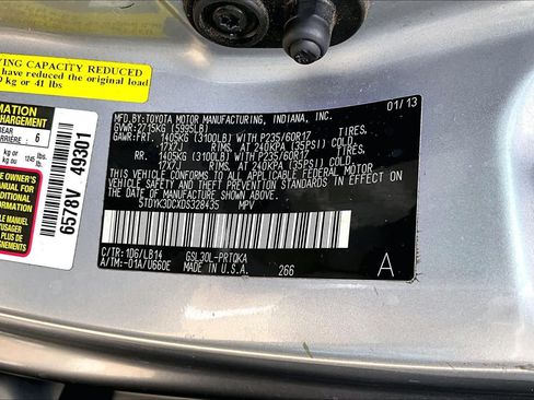 Used 2013 Toyota Sienna XLE FWD image 34