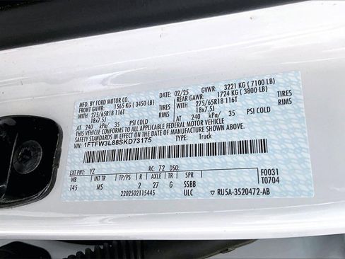 Certified 2025 Ford F150 XLT w/ Equipment Group 301A Standard image 33