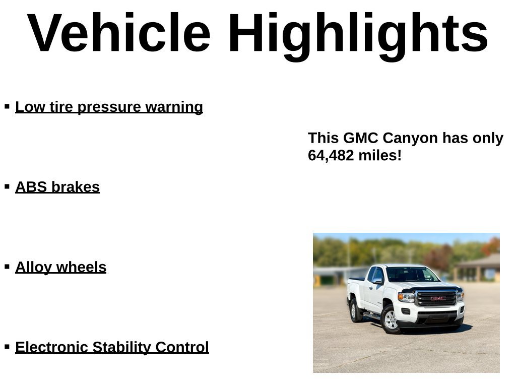 Used 2017 GMC Canyon 4x4 Extended Cab image 26