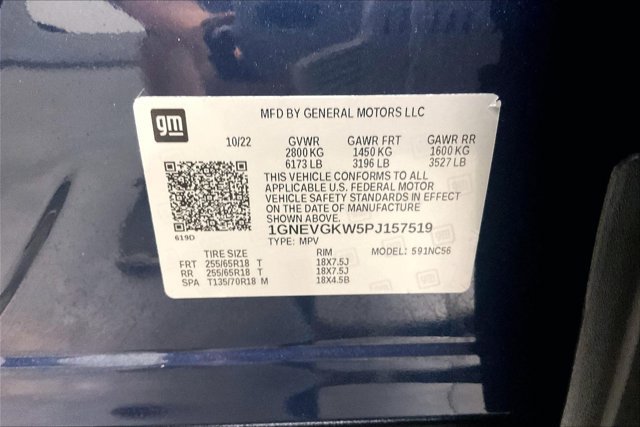 Used 2023 Chevrolet Traverse LT w/ LPO, Floor Liner Package AWD/4WD image 44
