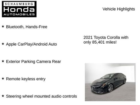 Used 2021 Toyota Corolla SE w/ Carpet Mat Package (TMS) FWD image 7