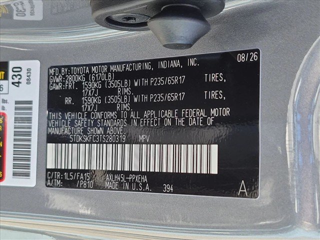 Used 2026 Toyota Sienna LE AWD/4WD image 24