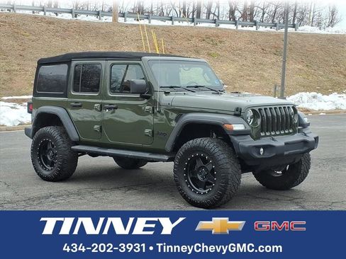 Used 2021 Jeep Wrangler Unlimited Sport image 1