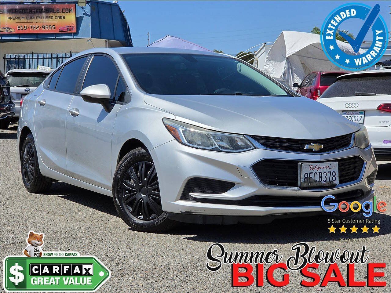 Used 2018 Chevrolet Cruze LS FWD image 1
