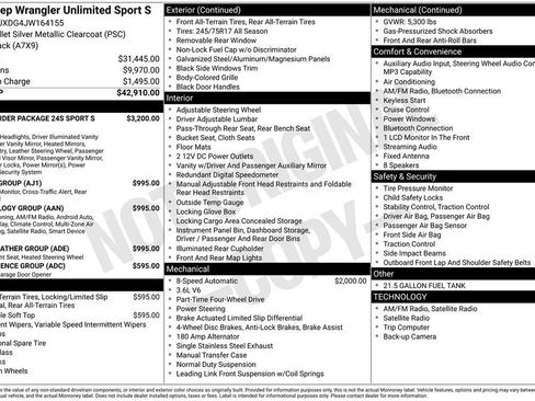 Used 2018 Jeep Wrangler Unlimited Sport S image 2