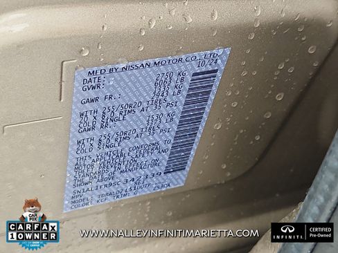 Certified 2025 INFINITI QX60 Luxe w/ Vision Package image 32