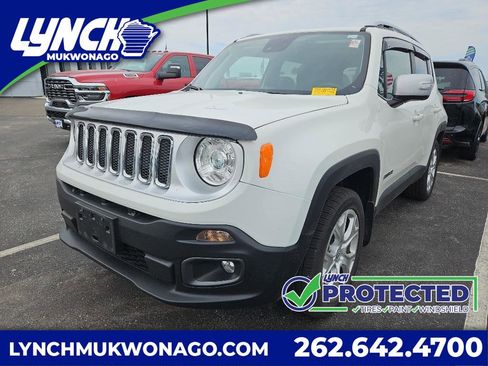 Used 2018 Jeep Renegade Limited w/ UConnect 8.4 Nav Group AWD/4WD image 1