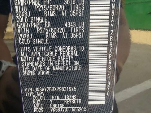 Used 2023 Nissan Armada SL w/ Midnight Edition Package image 35