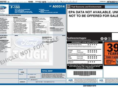 Used 2017 Ford F150 Limited w/ Trailer Tow Package image 4