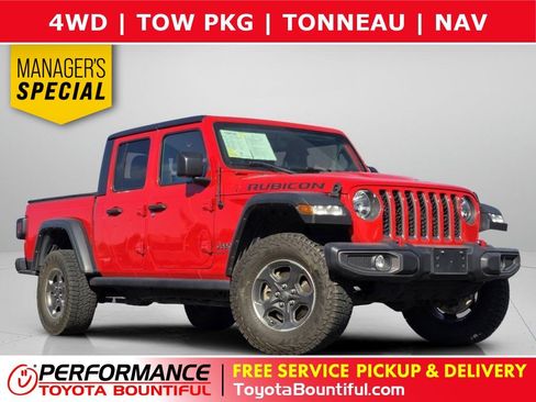 Used 2022 Jeep Gladiator Rubicon w/ Trailer Tow Package AWD/4WD image 1