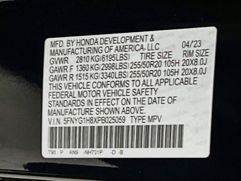 Used 2023 Honda Pilot Elite image 35