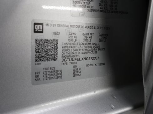 Used 2022 GMC Sierra 1500 AT4X image 65