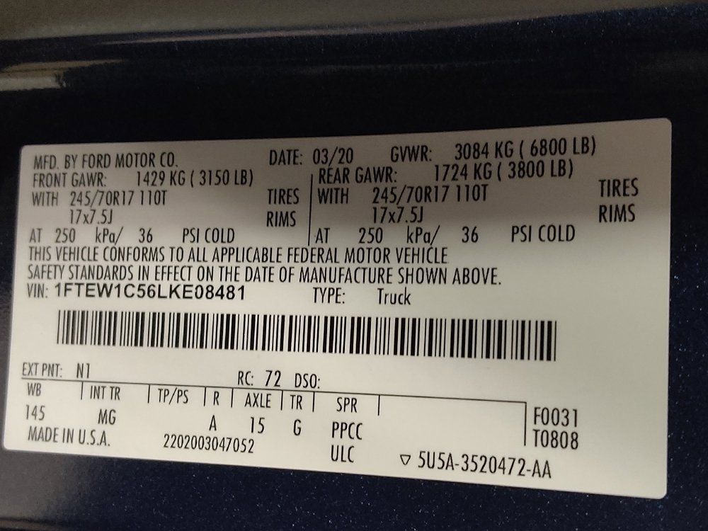 Used 2020 Ford F150 XLT RWD image 33
